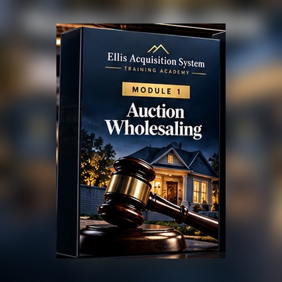 Auction Wholesaling Training Module cover