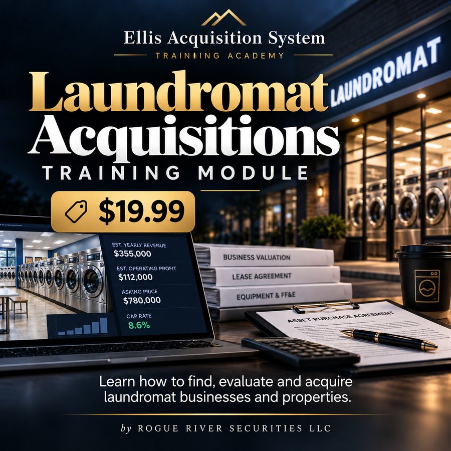 Laundromat Acquisitions Training Module cover